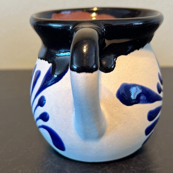 Mexican Handcrafted Pottery Hand Painted Glaze Clay Mug Cup ~ Artisan ~ Mexico - Picture 4 of 8